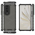 Capa Híbrida Honeycomb Armored para Honor 70 Pro - Preto