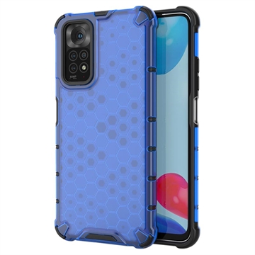 Capa Híbrida Honeycomb Armored para Xiaomi Redmi Note 11/11S - Azul