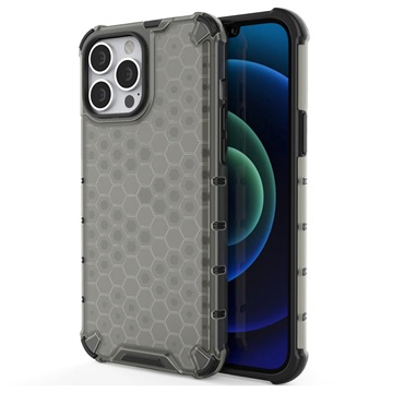 Capa Híbrida Honeycomb Armored para iPhone 14 Pro - Preto