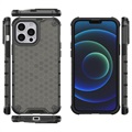 Capa Híbrida Honeycomb Armored para iPhone 14 Pro Max - Preto