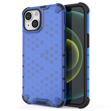 Capa Híbrida Honeycomb Armored para iPhone 14 Max - Azul