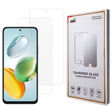 Protector de Ecrã Saii 3D Premium para Honor 200 Smart/X7c - 2 Unidades