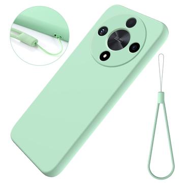 Capa de Silicone Líquido para Honor Magic6 Lite - Verde