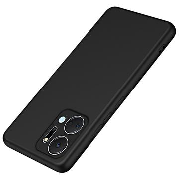 Capa de Silicone Líquido para Honor X7a - Preto