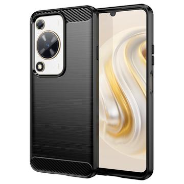 Capa de TPU Escovado para Huawei Enjoy 70 - Fibra de Carbono