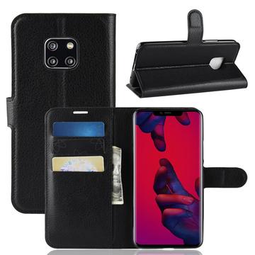 Bolsa Tipo Carteira para Huawei Mate 20 Pro - Preto