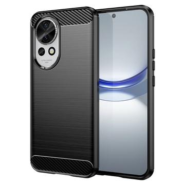 Capa de TPU Escovado para Huawei Nova 12 - Fibra de Carbono