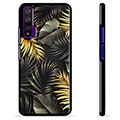 Capa Protectora - Huawei Nova 5T - Folhas Douradas