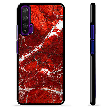 Capa Protectora - Huawei Nova 5T - Mármore Vermelho