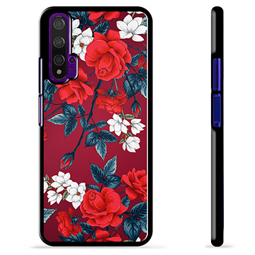 Capa Protectora - Huawei Nova 5T - Flores Vintage