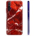 Capa de TPU para Huawei Nova 5T  - Mármore Vermelho