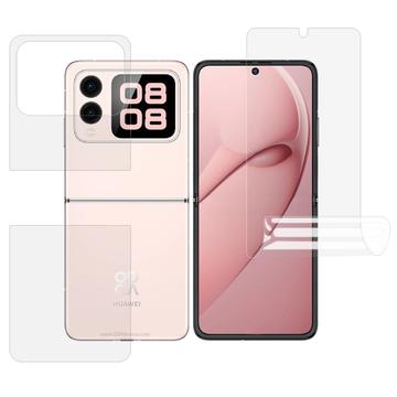 Conjunto Completo de Proteção para Huawei Nova Flip - Transparente