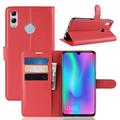 Bolsa Tipo Carteira para Huawei P Smart (2019) - Vermelho