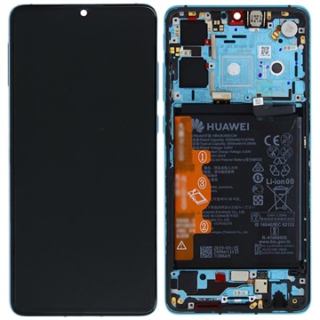 Ecrã LCD (Service pack) 02352NLN para Huawei P30 - Aurora