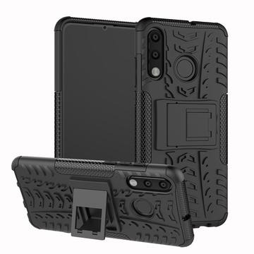 Capa Híbrida Antiderrapante com Suporte para Huawei P30 Lite