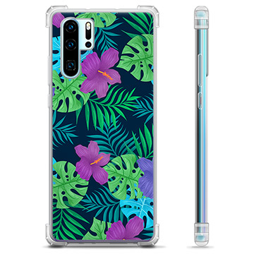 Capa Híbrida para Huawei P30 Pro  - Flores Tropicais