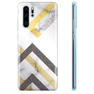 Capa de TPU para Huawei P30 Pro  - Mármore Abstrato