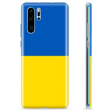 Capa de TPU Bandeira da Ucrânia  para Huawei P30 Pro - Amarelo e azul claro