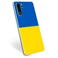 Capa de TPU Bandeira da Ucrânia  para Huawei P30 Pro - Amarelo e azul claro