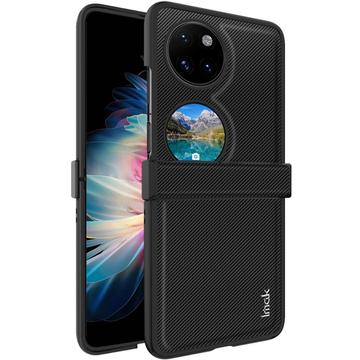 Capa Híbrida Imak Ruiyi para Huawei Pocket 2 - Fibra de Carbono - Preto