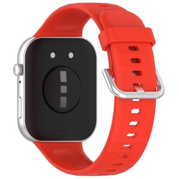 Bracelete em Silicone Suave Huawei Watch Fit 3 - Vermelho