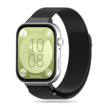 Bracelete Tech-Protect Milanese para Huawei Watch Fit 3 - Preto