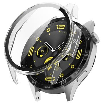 Capa de Plástico com Protetor de Ecrã para Huawei Watch GT 4 - 46mm - Transparente