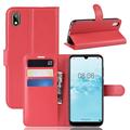 Bolsa Tipo Carteira para Huawei Y5 (2019) - Vermelho