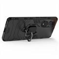 Capa Híbrida com Anel para Huawei Nova 9/Honor 50 - Preto