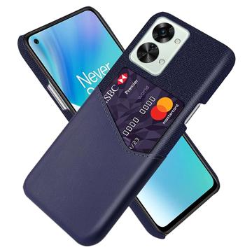 Capa com Porta-Cartões KSQ para OnePlus Nord 2T - Azul