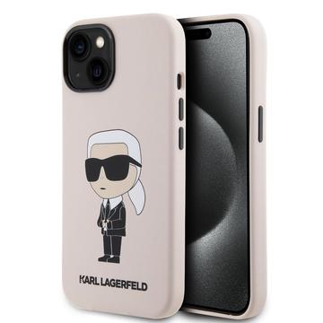 Capa em Silicone Karl Lagerfeld Ikonik para iPhone 15