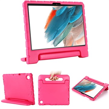 Capa Infantil à Prova de Choques para Samsung Galaxy Tab A8 10.5 (2021) - Cor-de-Rosa Forte