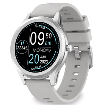 Smartwatch à Prova de Água com Bluetooth 5.0 Ksix Globe - Prateado