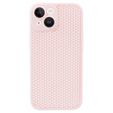 Capa de Plástico Kstdesign Icenets Series para iPhone 15 Plus - Cor-de-Rosa