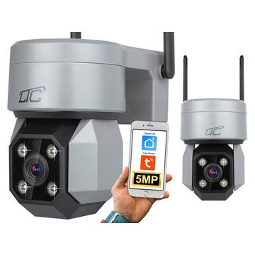 LTC Vision LXKAM33 Câmara IP rotativa inteligente para exterior com modo noturno e sensor de movimento