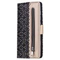 Bolsa tipo Carteira Lace Pattern para iPhone 14 - Preto