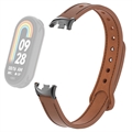 Bracelete em Pele para Xiaomi Smart Band 8 com Conectores