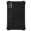 Capa de silicone para Lenovo Legion Y700 (2023), Legion Tab com suporte para os pés - Preto