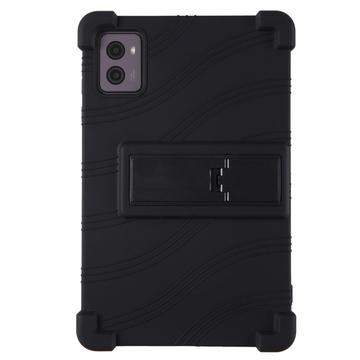 Capa de silicone para Lenovo Legion Y700 (2023), Legion Tab com suporte para os pés - Preto