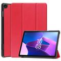 Bolsa Fólio Inteligente Tri-Fold para Lenovo Tab M10 Gen 3 - Vermelho