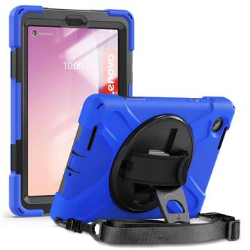 Capa com Alça Heavy Duty 360 para Lenovo Tab M8 Gen 4 - Azul