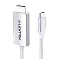 Lention CU707 Cabo USB-C para HDMI 2.0 4K60Hz/1Gbps - 3m - Prata