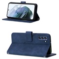 Bolsa Tipo Carteira Line para Samsung Galaxy S22+ 5G - Azul