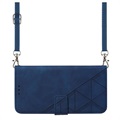 Bolsa Tipo Carteira Line para Samsung Galaxy S22+ 5G - Azul