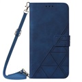 Bolsa tipo Carteira Line para Samsung Galaxy S22 Ultra 5G - Azul