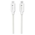 Cabo USB-C / USB-C Lippa - 1m, 10Gbps, 100W - Branco