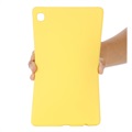 Capa de Silicone Líquido para Samsung Galaxy Tab A7 Lite - Amarelo