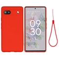 Capa de Silicone Líquido para Google Pixel 6a - Vermelho