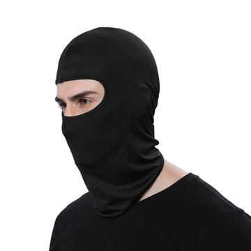 Balaclava de Lycra / Touca de capacete para ciclismo e esqui - Preto