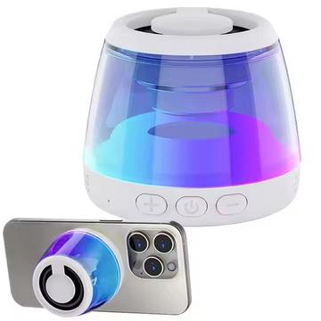 M2 Mini Coluna magnética Bluetooth com luz RGB